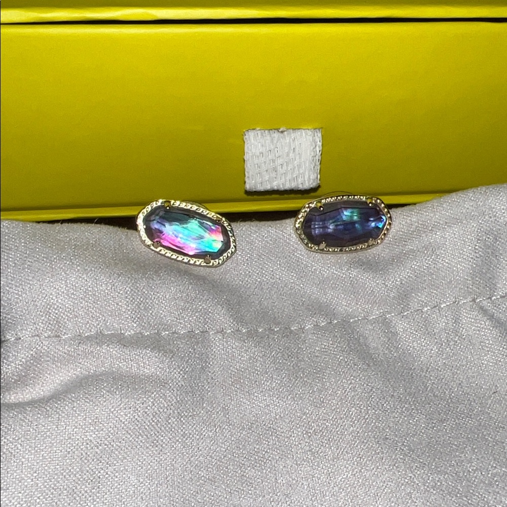 Kendra Scott Ellie earrings lilac abalone